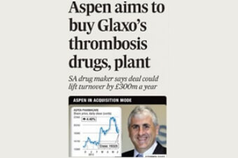 Aspen buys GSK Brands